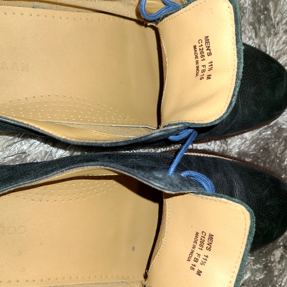 Cole Haan Blue Oxfords Classic Design - Picture 4 of 7